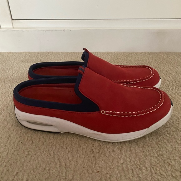 Cole Haan red, white and blue slides - Picture 2 of 10